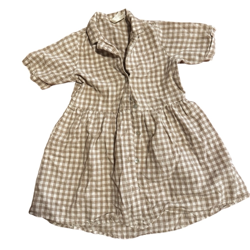 Rylee & Cru Gingham Dress, 4/5